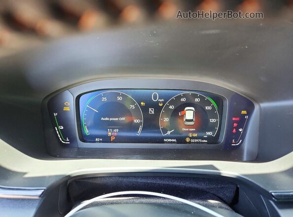 7FARS6H89TE047276 2026 HONDA CR-V White Instrument cluster view