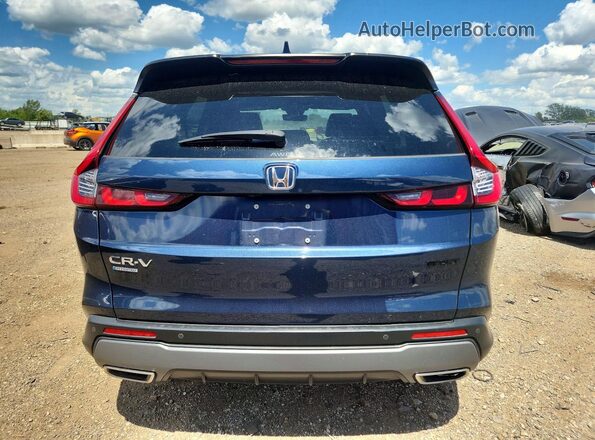 7FARS6H8XRE061745 2024 HONDA CR-V Blue Вид ззаду