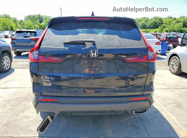 7FARS6H8XRE074737 2024 HONDA CR-V Black Вид ззаду