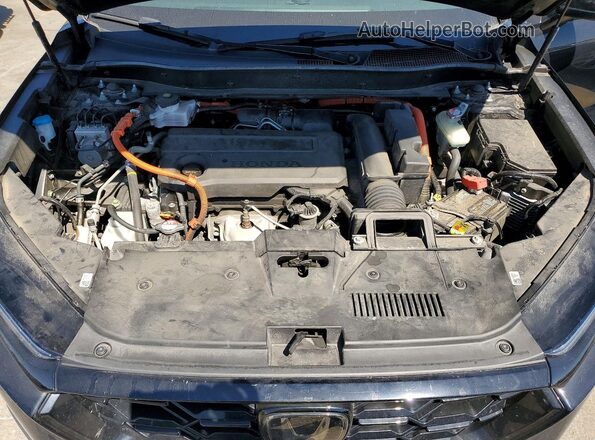 7FARS6H8XRE074737 2024 HONDA CR-V Black Вид підкапотного простору