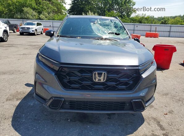 7FARS6H8XRE077105 2024 HONDA CR-V Gray Front view