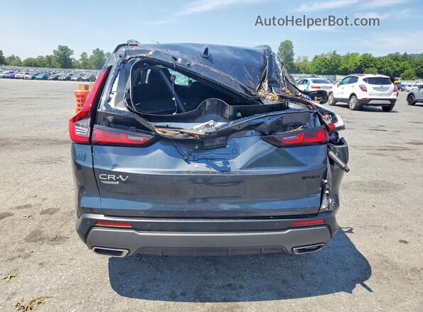 7FARS6H8XRE077105 2024 HONDA CR-V Gray Rear view