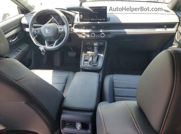 7FARS6H8XRE077105 2024 HONDA CR-V Gray Dashboard view