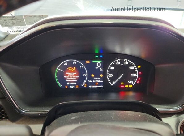 7FARS6H8XSE084688 2025 HONDA CR-V Синий Вид щитка приборов
