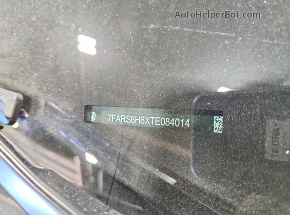 7FARS6H8XTE084014 2026 HONDA CR-V Blue Вид наклейки з VIN-кодом