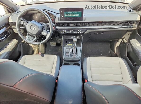 7FARS6H90RE014474 2024 HONDA CR-V Gray Widok deski rozdzielczej