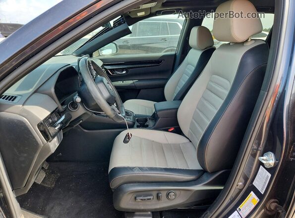 7FARS6H90RE014474 2024 HONDA CR-V Gray Widok wnętrza z przodu