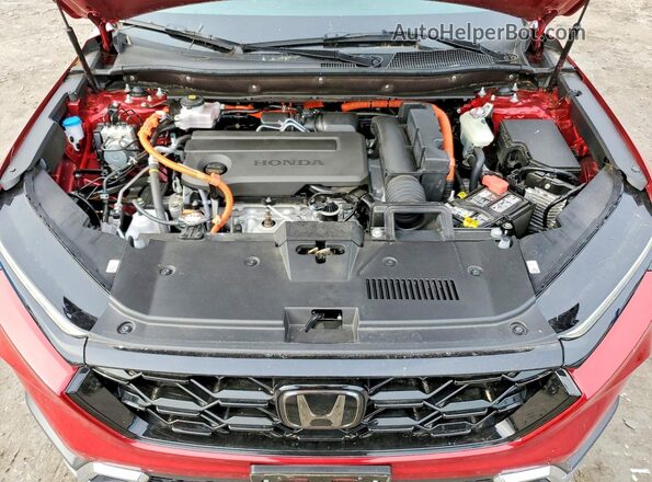7FARS6H90SE070064 2025 HONDA CR-V Red Շարժիչի բաժամունքի տեսք