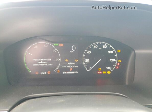 7FARS6H91PE004243 2023 HONDA CR-V Blue Instrument cluster view
