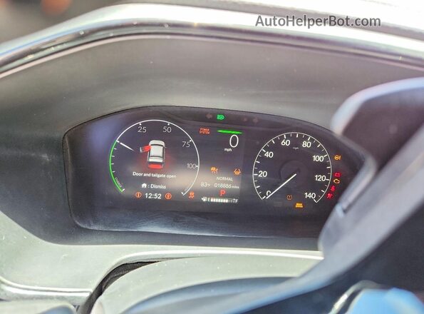 7FARS6H91SE022850 2025 HONDA CR-V Burgundy Widok zestawu wskaźników