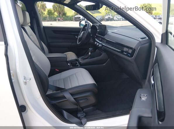 7FARS6H91SE045786 2025 HONDA CR-V White Widok wnętrza z przodu
