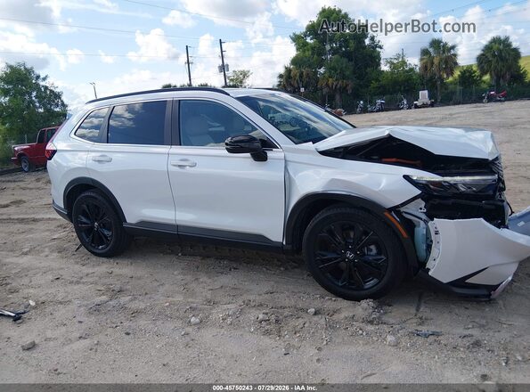 7FARS6H91SE045786 2025 HONDA CR-V White Widok wnętrza z tyłu