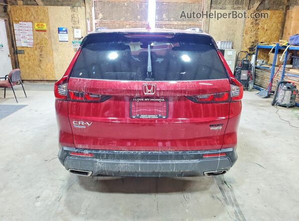 7FARS6H91SE046369 2025 HONDA CR-V Red Вид ззаду