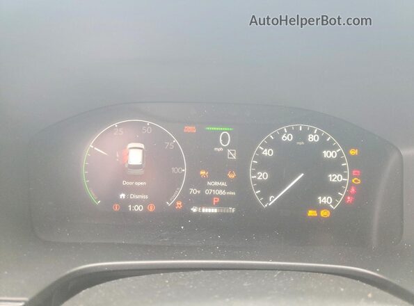 7FARS6H91SE046890 2025 HONDA CR-V Silver Вид щитка приладів