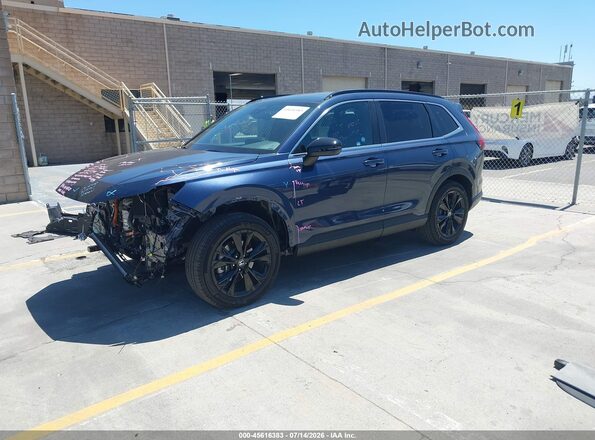 7FARS6H91SE072731 2025 HONDA CR-V Blue Առջևի ձախ երեք քառորդ տեսարան