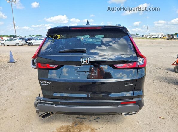 7FARS6H91SE105873 2025 HONDA CR-V Black Widok z tyłu