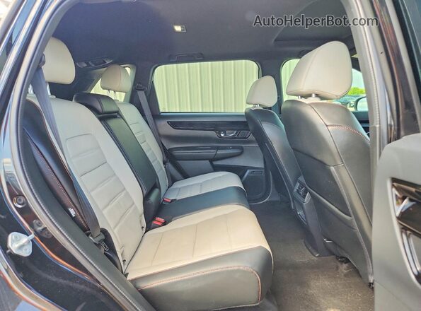 7FARS6H91SE105873 2025 HONDA CR-V Black Widok wnętrza z tyłu