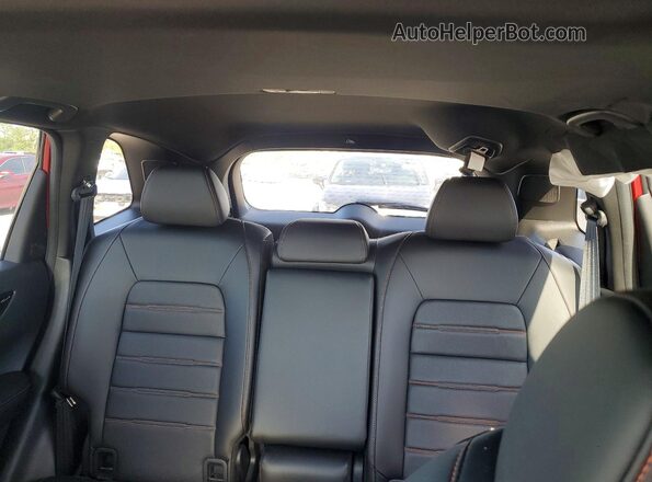 7FARS6H93SE056420 2025 HONDA CR-V Red Rear seats view