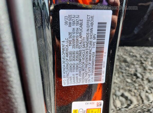 7FARS6H94RE014204 2024 HONDA CR-V Black Սալոնի 360 աստիճան տեսք