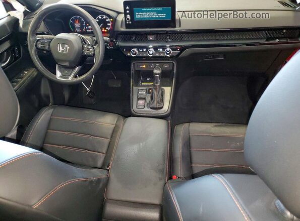 7FARS6H95PE001863 2023 HONDA CR-V Red Dashboard view