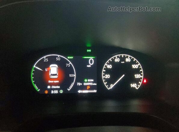 7FARS6H96RE038164 2024 HONDA CR-V Blue ხელსაწყოთა პანელის ხედი