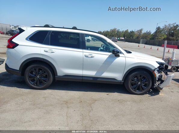 7FARS6H97PE016574 2023 HONDA CR-V White Widok wnętrza z tyłu
