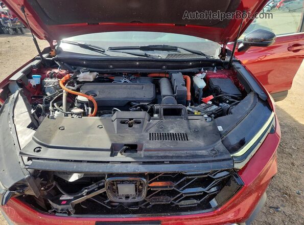 7FARS6H97RE036620 2024 HONDA CR-V Red Շարժիչի բաժամունքի տեսք
