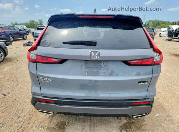 7FARS6H97RE063848 2024 HONDA CR-V Gray Вид ззаду