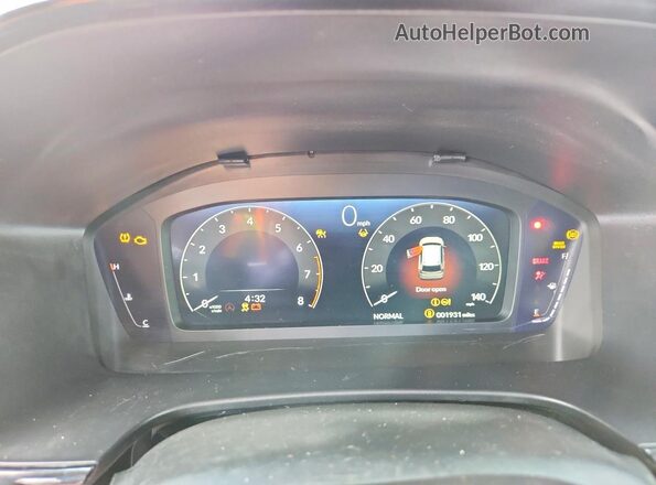 7FARS6H97TE018741 2026 HONDA CR-V Black ხელსაწყოთა პანელის ხედი
