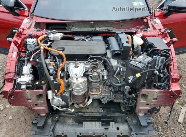 7FARS6H99PE009125 2023 HONDA CR-V Red Вид підкапотного простору