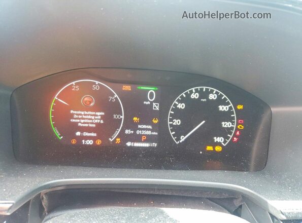 7FARS6H9XRE050768 2024 HONDA CR-V White Widok zestawu wskaźników