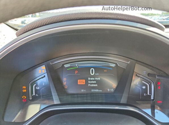 7FART6H50ME017278 2021 HONDA CR-V Серый Вид щитка приборов