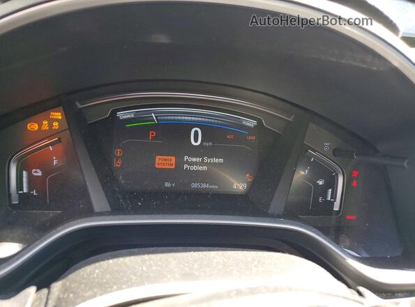 7FART6H54ME014352 2021 HONDA CR-V Blue ხელსაწყოთა პანელის ხედი