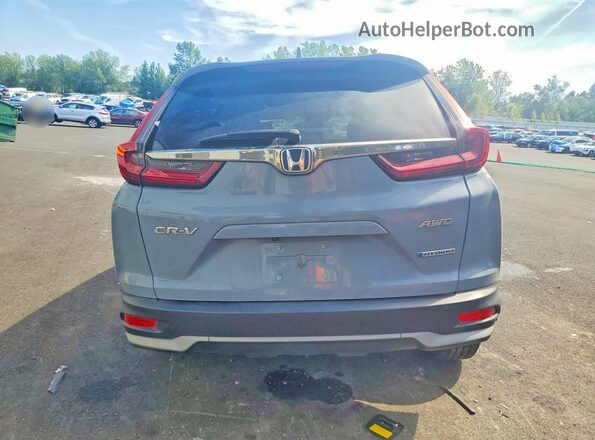 7FART6H54ME014352 2021 HONDA CR-V Blue უკანა ხედი