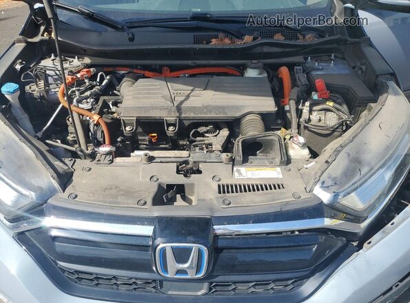 7FART6H54ME014352 2021 HONDA CR-V Blue უკანა სალონის ხედი