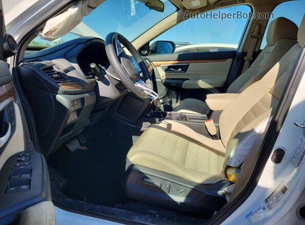 7FART6H55ME035565 2021 HONDA CR-V Белый Вид салона спереди