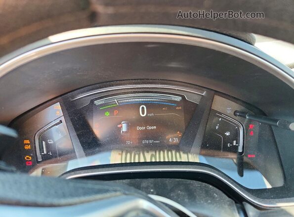 7FART6H55ME035565 2021 HONDA CR-V Белый Вид щитка приборов