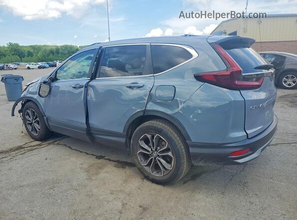 7FART6H57ME014183 2021 HONDA CR-V Blue Rear left