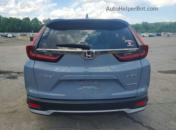7FART6H57ME014183 2021 HONDA CR-V Blue Rear view
