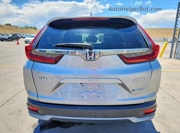 7FART6H5XME018860 2021 HONDA CR-V Silver Rear view