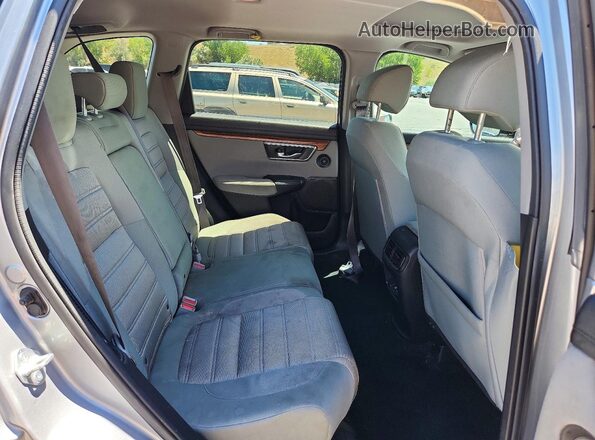 7FART6H5XME018860 2021 HONDA CR-V Silver Rear interior view