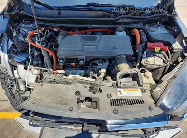 7FART6H5XME018860 2021 HONDA CR-V Silver Engine compartment view