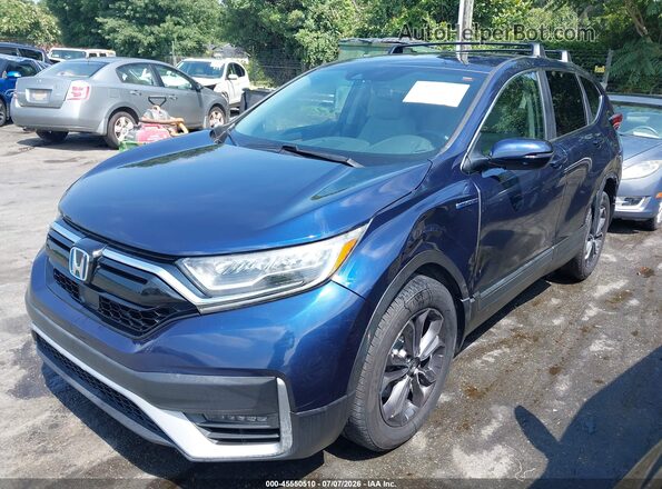 7FART6H80ME004900 2021 HONDA CR-V Синий Передняя левая четверть
