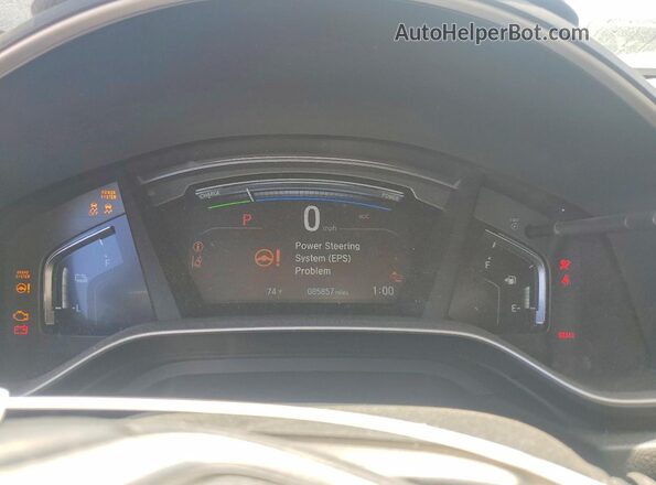 7FART6H84LE008446 2020 HONDA CR-V Blue Вид щитка приладів