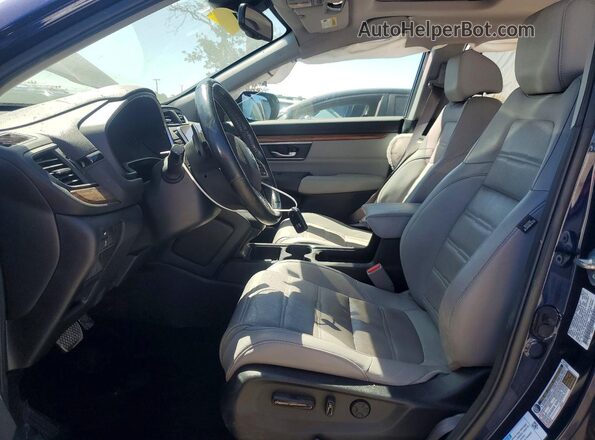 7FART6H84LE008446 2020 HONDA CR-V Blue Вид салону спереду