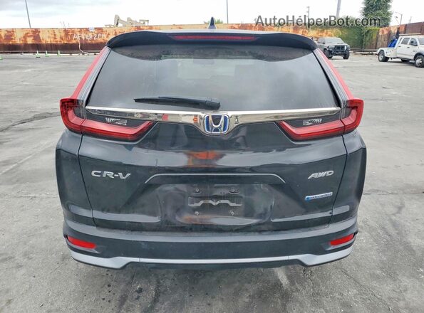 7FART6H84ME007170 2021 HONDA CR-V Black Rear view