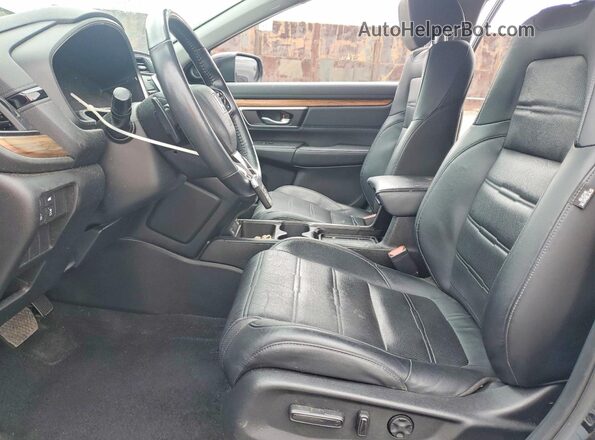 7FART6H84ME007170 2021 HONDA CR-V Black Front interior view