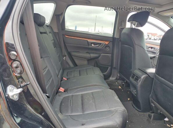 7FART6H84ME007170 2021 HONDA CR-V Black Rear seats view