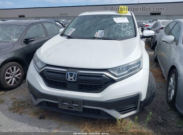 7FART6H84ME012000 2021 HONDA CR-V White Instrument cluster view