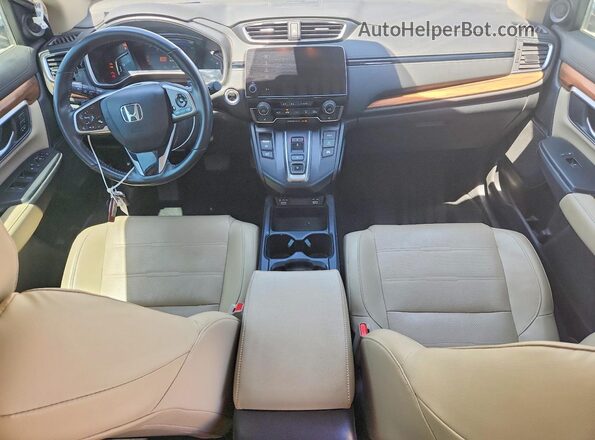 7FART6H86LE017407 2020 HONDA CR-V White Dashboard view